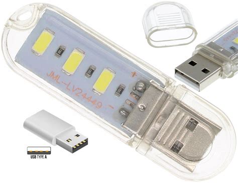 Mini Lampka USB 5V 3 X Dioda LED SMD USB PowerBank Sklep Opinie