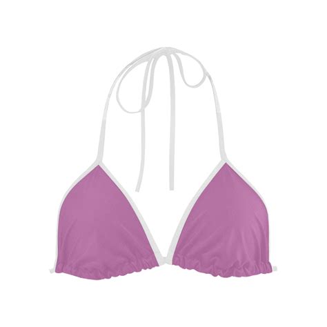 Spring Crocus Custom Bikini Swimsuit Top Id D