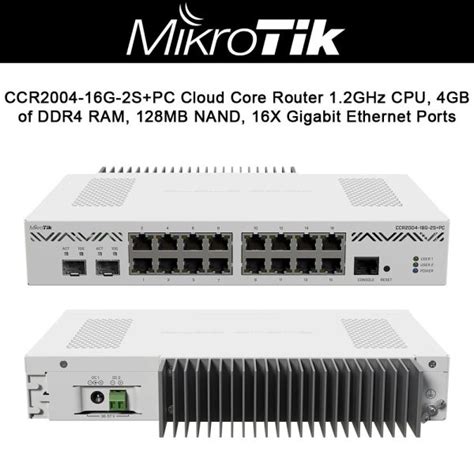 MikroTIK CCR2004-16G-2S+PC – EIC Telecom
