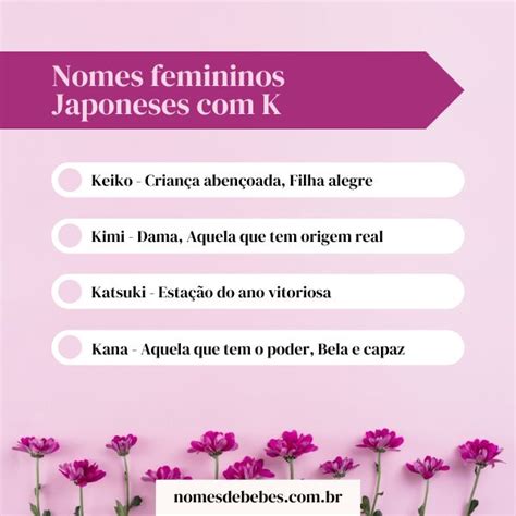 Nomes Japoneses Com K - 67 Nomes Femininos Japoneses: Belos e com Significados Incríveis!