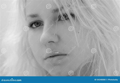 Blonde Girl With Beautiful Smile And Eyes Stock Photo Image Of Eyes Beautiful
