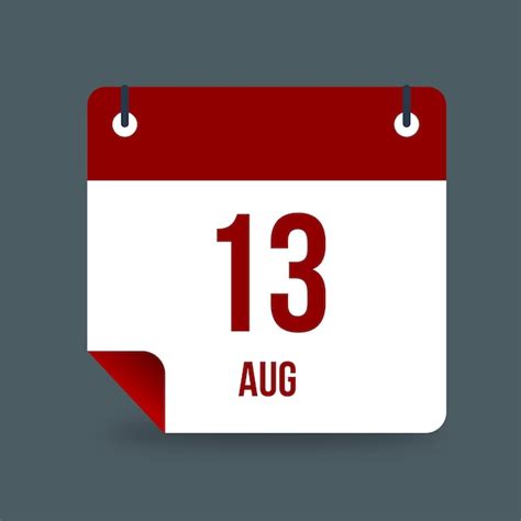 Premium Vector August Month Illustration