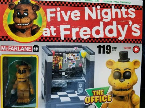mcfarlane  nights  freddys construction set  office golden