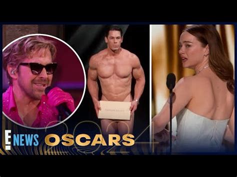 Oscars RECAP Naked Surprises Wardrobe Malfunctions More Must See Moments E News