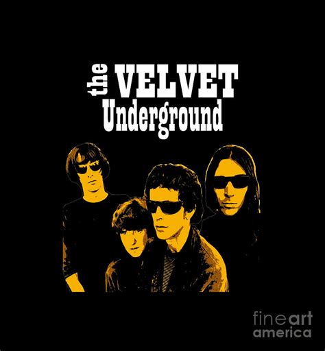 The Velvet Underground Digital Art By Band Rock Pixels