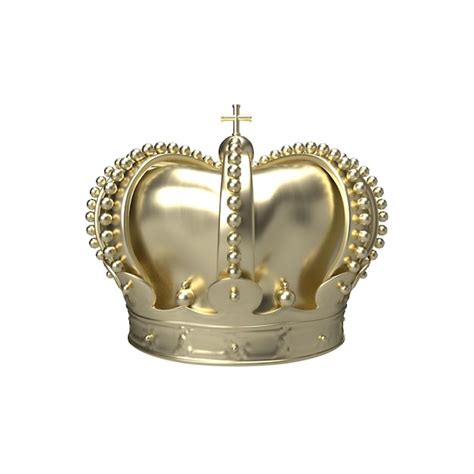 Premium Psd Realistic Golden Crown Headdresses For Kings And Queens