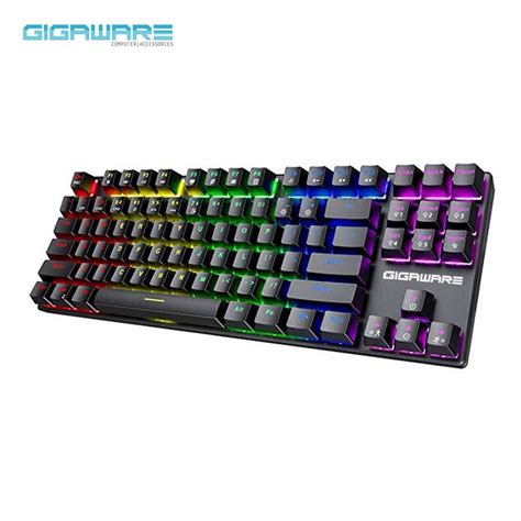 Gigaware Kg Mnemonix Tkl Keys Hot Swappable Rgb Backlight Mechanical Keyboard Shopee