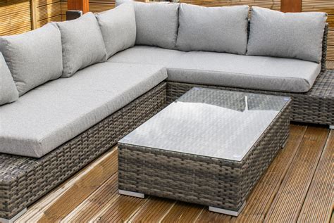 Six Seater Rattan Corner Sofa Set With Coffee Table Deal Wowcher