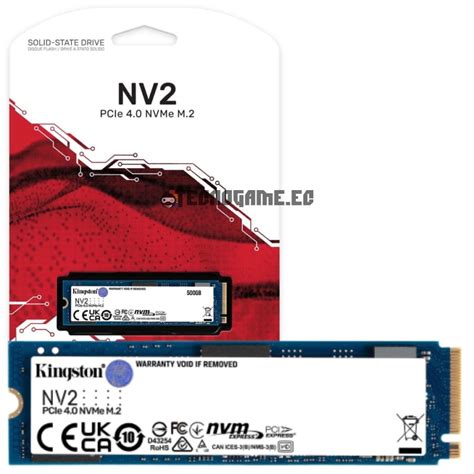 SSD Kingston NV2 M.2 NVMe 2280 Pci 4.0 » TecnoGame.Ec