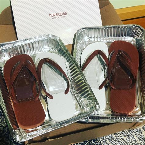 Havaianas Arroz E Feijão - Havaianas envia presente com tema Arroz e Feijão.