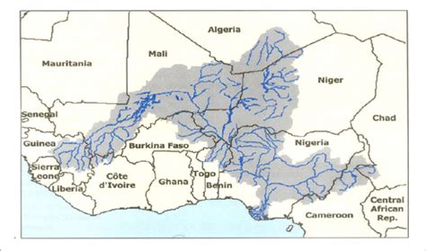 Niger River On Africa Map