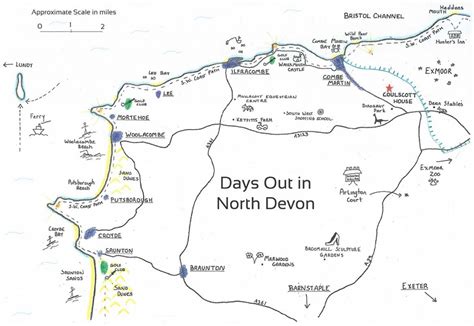 Road Map Of Devon