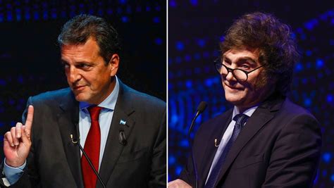 Sergio Massa Y Javier Milei Disputarán Segunda Vuelta Presidencial En