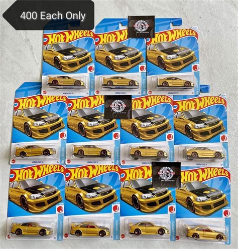 Hot Wheels Honda Civic Si Gold Hobbies Toys Toys Games On Carousell