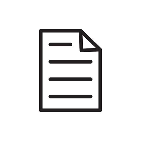 Premium Vector Paper Sign Symbol Vector Icon