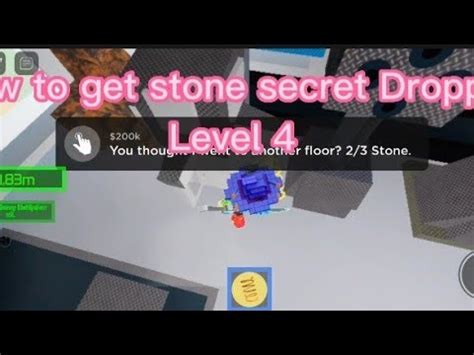 How To Get Stone Secret Dropper Level 4 Evolution Tycoon YouTube