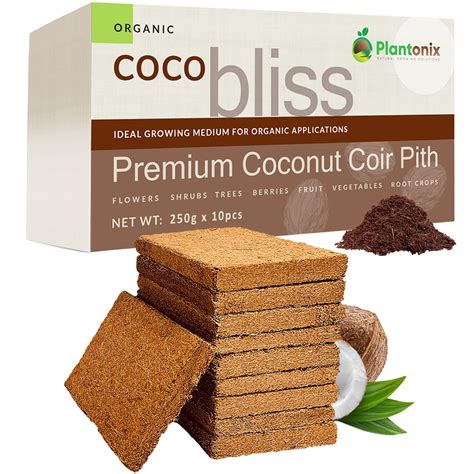 Buy Coco Bliss Premium Coconut Coir Pith With Low Ec And Ph