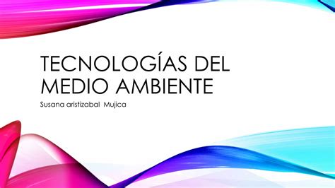 Tecnolog As Del Medio Ambiente Ppt