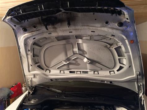 Установка шумо изоляции капота. — Skoda Octavia A5 Mk2, 1,8 л, 2013 ...