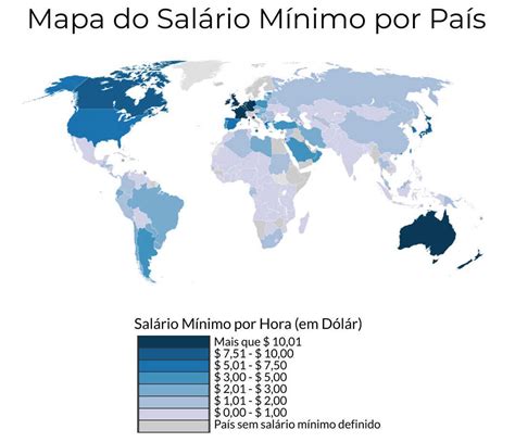 Melhores Salários Do Mundo - 10 Países Com Os Maiores Salários Mínimos Do Mundo – PFOSUB