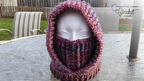 Free Bernat Crohoodie Crochet Hood & Cowl Combo Pattern + Tutorial ...