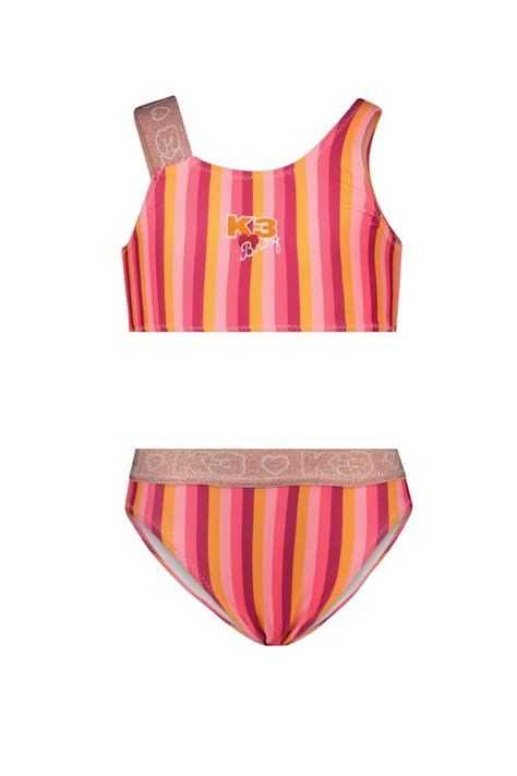 B Nosy K Zomer Bikini Meisjes K Roze Gestreept Wixie Merkmeisjeskleding Nl