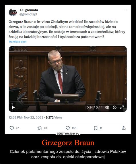 Grzegorz Braun Demotywatory Pl