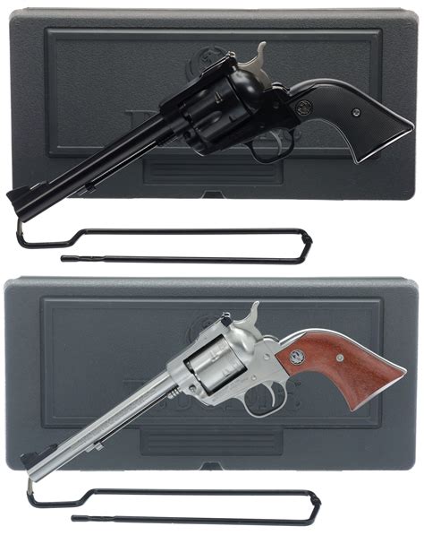 Two Ruger Single Action Revolvers With Cases Rock Island Auction