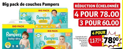 Promo Big Pack De Couches Pampers Chez Kruidvat