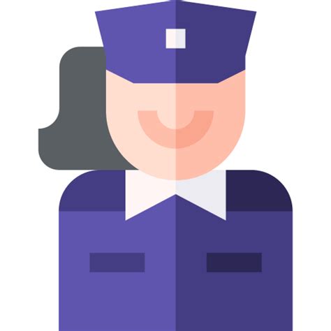 Security Guard Basic Straight Flat Icon