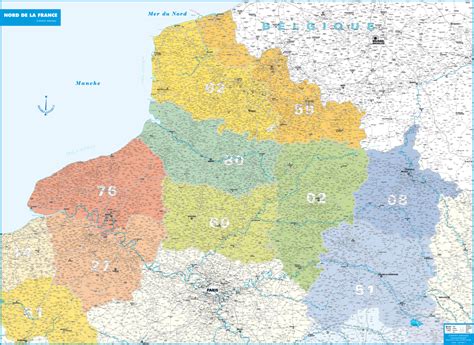 carte nord de la france ravet anceau