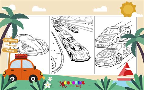 Desenhos De Carros De Corrida Para Colorir Lucoxcl