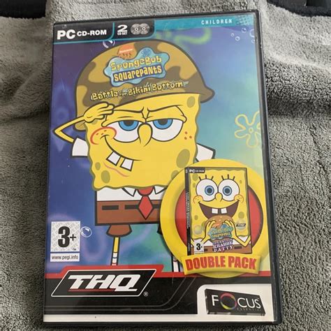 Spongebob Squarepants Battle For Bikini Bottom Pc Cd Rom Game For Windows Picclick Uk