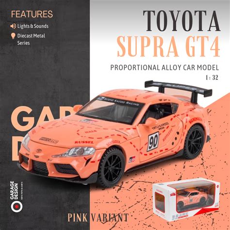 Jual Diecast Miniatur Mobil Toyota Gr Supra Gt4 132 Alloy Model