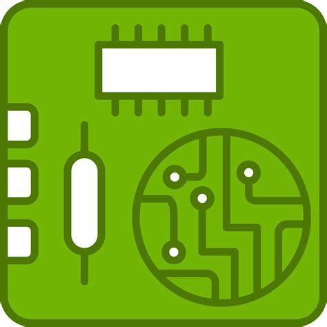 Pcb Board Vector Icon 20753079 Vector Art At Vecteezy
