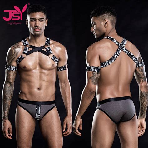 Sexy Cosplay Lingerie Set Men Waiter Bodysuit Underwear Lace Erotic Catsuit Lingerie Porno