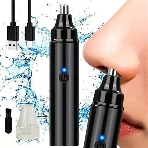 Aparador De Pelos Para O Nariz - Mini Aparador de Pelos do Nariz Recarregável USB, Aparador de Alta ...