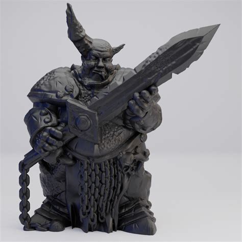 Hot Goblin 疫病腐敗騎士 ミニチュア ホットゴブリン グレートソード アンデッド