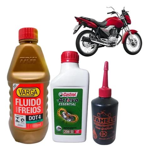 Qual O Melhor Oleo Para Moto 125 - Oleo Motor Cg 125 150 Strada Moto 4t Completo 20w50 | MercadoLivre