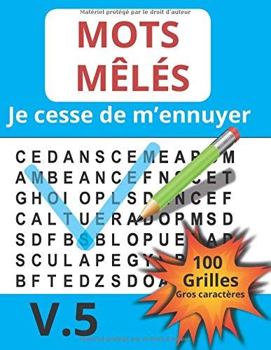 Buy Mots M L S Je Cesse De M Ennuyer V Grilles Gros Caract Res