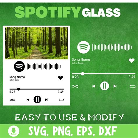 Spotify Svg Music Player Svg Audio Control Svg Diy Project Etsy