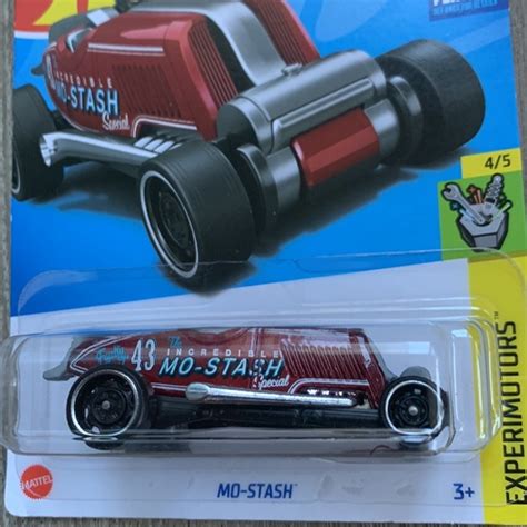 Toys Hot Wheels Mo Stash Mustache Car Experimotors Lets Race Netflix