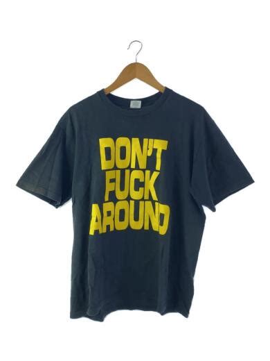 Supreme シュプリーム Dont Fuck Around Tee Tシャツ M コットン BLK 古着の販売通販ならセカンドストリート