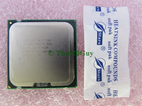 Intel Core 2 Duo E7500 2.93GHz 3M/1066 SLGTE Socket 775 CPU Processor ...