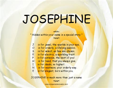 Josephine Unique Name Creator