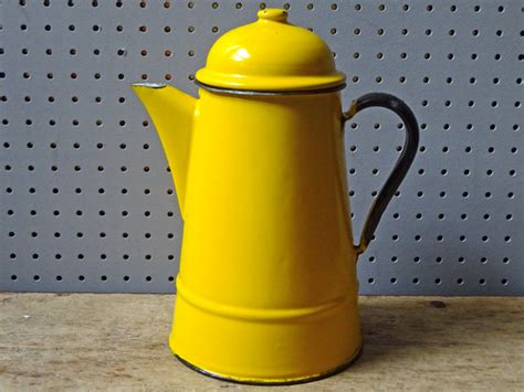 Enamel Coffee Pot H Is For Home