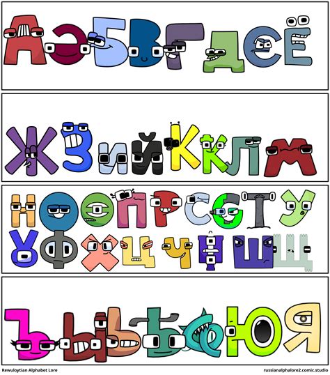 Rewuloytian Alphabet Lore - Comic Studio