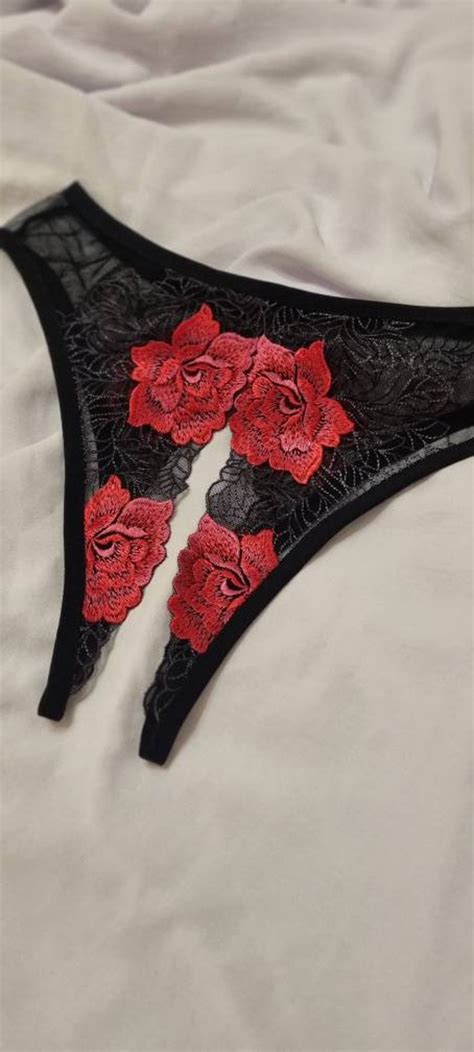 Open Lingerie Set Shelf Bra Shelf Bra Lingerie Set Open Crotch Lindgerie Open Cup Bra Crotch