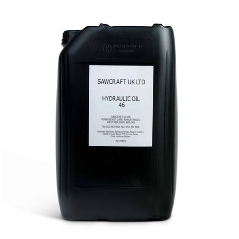 Hydraulic Oil 46 - Maintenance Lubricant Oil Range | Sawcraft UK