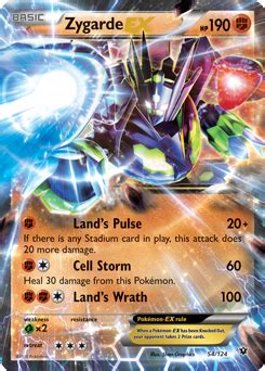 Zygarde EX XYFates Collide TCG Card Database Pokemon